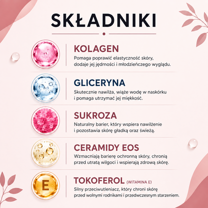 Kolagenowa maska na noc